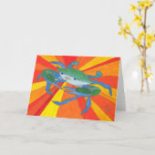 Carte Crabe bleu (Fleur jaune)