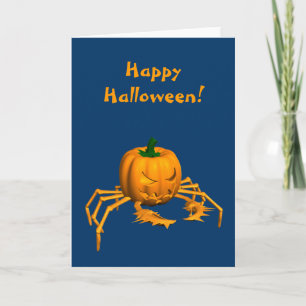 Carte Crabe d'Halloween