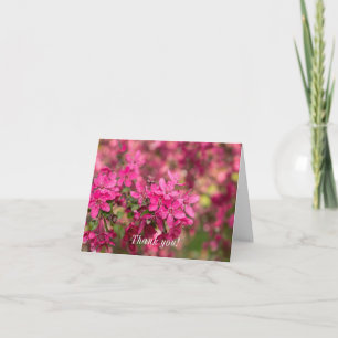 Carte Crabe pomme fleurit Merci