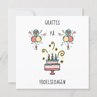 Carte Crabes på foetssedagen | Joyeux anniversaire