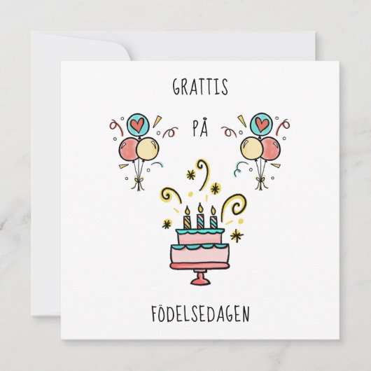 Carte Crabes på foetssedagen | Joyeux anniversaire (Devant)