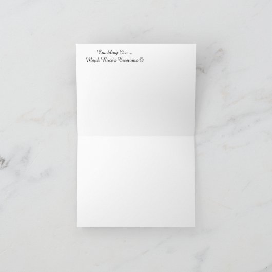 Carte Crackling Ice.... (Intérieur)