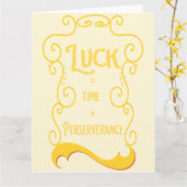 Carte Craft votre chance (Fleur jaune)