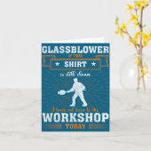 Carte Craftsmen Quote Funny Glblower (Fleur jaune)