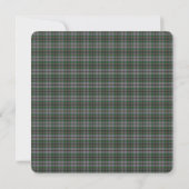 Carte Craig Tartan moderne Happy Pawlidays Chien (Dos)