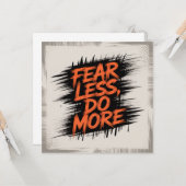 Carte Craignez moins, faites plus (Devant/Arrière en situation)