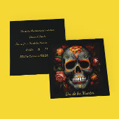 Carte Crâne à sucre Regal Bloom, personnalisé