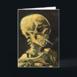 Carte Crâne avec cigarette brûlante par Vincent van Gogh<br><div class="desc">Crâne avec Cigarette Brûlante par Vincent van Gogh est un post impressionnisme d'art vintage de peinture à vie morte. Portrait du squelette humain fumant. Grande image à utiliser pour les produits anti-tabac. Fumer tue 1 000 personnes chaque année, aider quelqu'un à arrêter de fumer aujourd'hui. Grande image pour Halloween ou...</div>