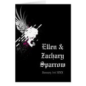 carte crâne couple (Devant)