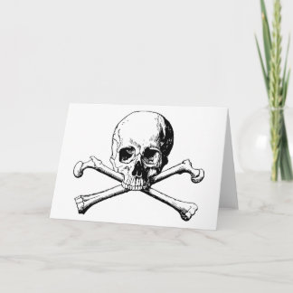 Carte Crâne croisé