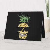 Carte Crâne d'ananas tactique dans les lunettes de solei (Dos)