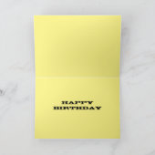 Carte Crâne d'anniversaire d'Halloween (Intérieur)