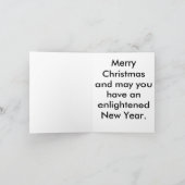 Carte crâne de Noël 2 (Intérieur)