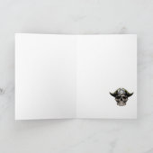 Carte Crâne de Pirate Capitaine Jack (Intérieur)