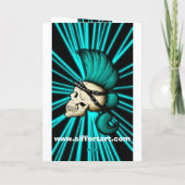 Carte Crâne de punk (Dos)