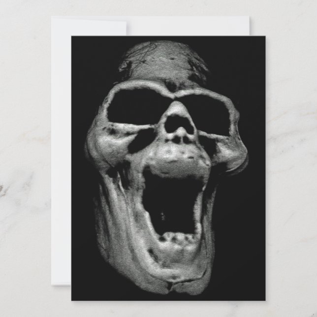 Carte Crâne effrayant (Devant)
