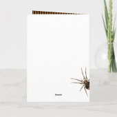 Carte Crâne gothique victorien Damas Halloween (Dos)