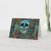 Carte Crâne Hippie Halloween Thunder_Cove (Dos)