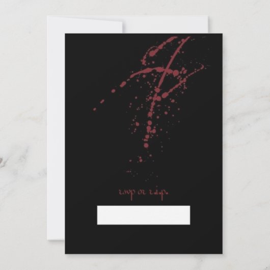 Carte Crâne rouge Steampunk (Dos)