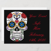 Carte Crânes humains décorés Art Thunder_Cove (Devant / Derrière)