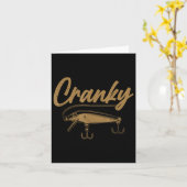 Carte Cranky _ Pêche (Fleur jaune)