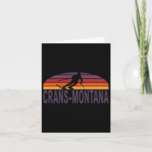 Carte Crans-montana Swiss Alpes Suisse Ski Snowboard