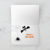 Carte Crapaud de houblon de Halloween (Intérieur)