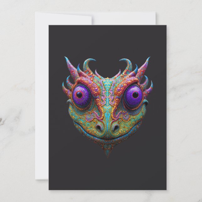 Carte Crapaud/Gecko/Grenouille Mystique (Devant)