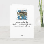 Carte Crappie Fishin' King (Dos)
