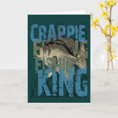 Carte Crappie Fishin' King (Fleur jaune)