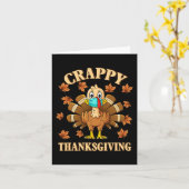 Carte Crappy Thanksgiving (Fleur jaune)
