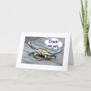 CARTE "CRAQUEZ-MOI" DIT LE CRABE À VOTRE ANNIVERSAIRE