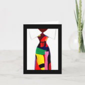 Carte "Cravate Abstraite" par Alicia L. McDaniel (Devant)