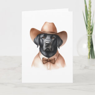 Carte Cravate Bouton-Bas Bouton noir Lab Vide Salutation