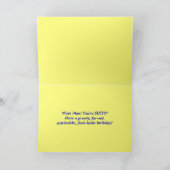 Carte Cravate-teinture 60e anniversaire Super (Intérieur)