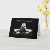 Carte Cravate une dessus (Fleur jaune)