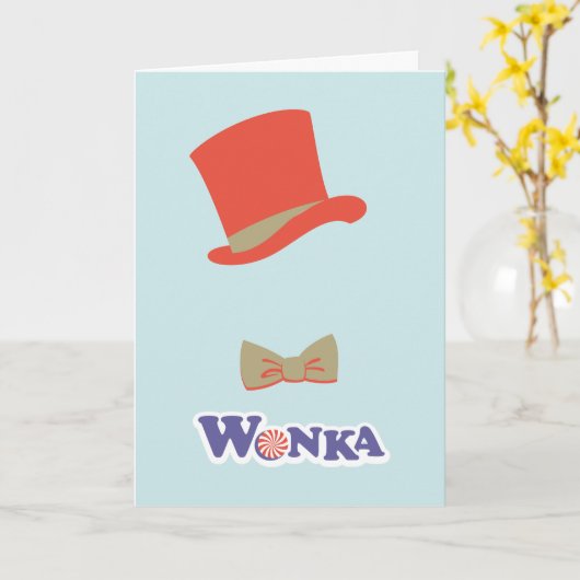 Carte Cravate Wonka Top Hat & Bow (Fleur jaune)