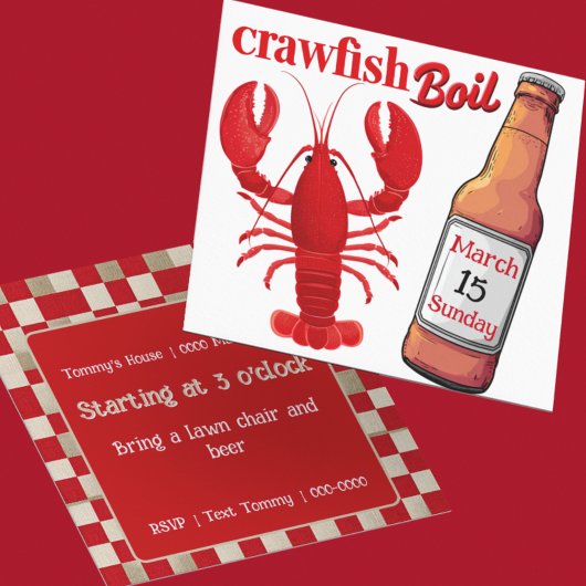 Carte Crawfish Mudbugs and Beer Party