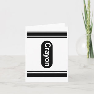 Carte Crayon Box Correspondant Costume d'Halloween Coupl