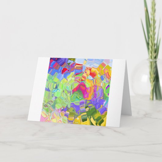 Carte Crayons Melted (Devant)