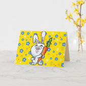 Carte Crazy Easter (Fleur jaune)
