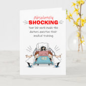 Carte crazy get well (Fleur jaune)