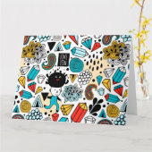 Carte Crazy head (Fleur jaune)