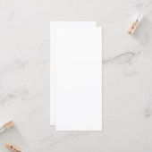 Carte  Create Your Own (Devant/Arrière en situation)