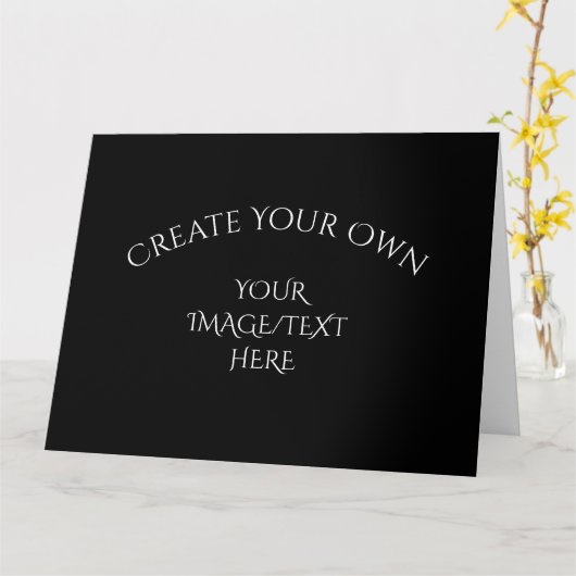 Carte Create Your Own (Fleur jaune)