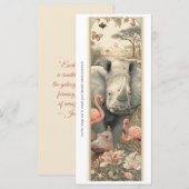 Carte Create Your Own African Animals Bookmark Card (Devant / Derrière)