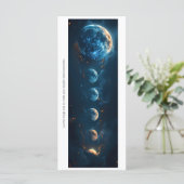 Carte Create Your Own Blue Moons Bookmark Card (Debout devant)