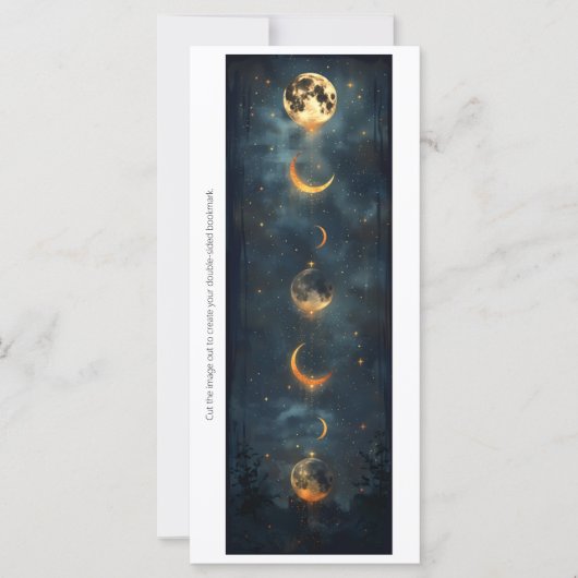 Carte Create Your Own Changing Moons Bookmark Card (Devant)