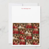 Carte create your own Christmas Family Card (Dos)