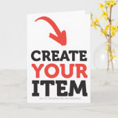 Carte CREATE-YOUR-OWN Custom upload design Christmas (Fleur jaune)